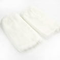 thumbnail image 3 of CYSFASHION Furry Boots for Women Faux Fur Leg Warmers Fluffy Fall Fashion Must Haves Fuzzy Boot White, 3 of 7