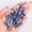 Blue Spot, variant on Natural Quartz Crystal Cross Pendant Crucifix Shape Stone Jewelry making-Snowflake Obsidian-1PC