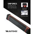 thumbnail image 4 of Buttendz Fusion Z Hockey Stick Replacement Grip - Reusable Design, Small Knob Player Grip for Top Hand Mobility, Fits All Stick Sizes (Black, Fire Drip), 4 of 4