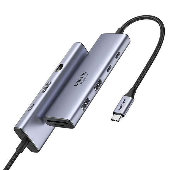 Hub USB C UGREEN Revodok 9 en 1 con Gigabit Ethernet 4K HDMI