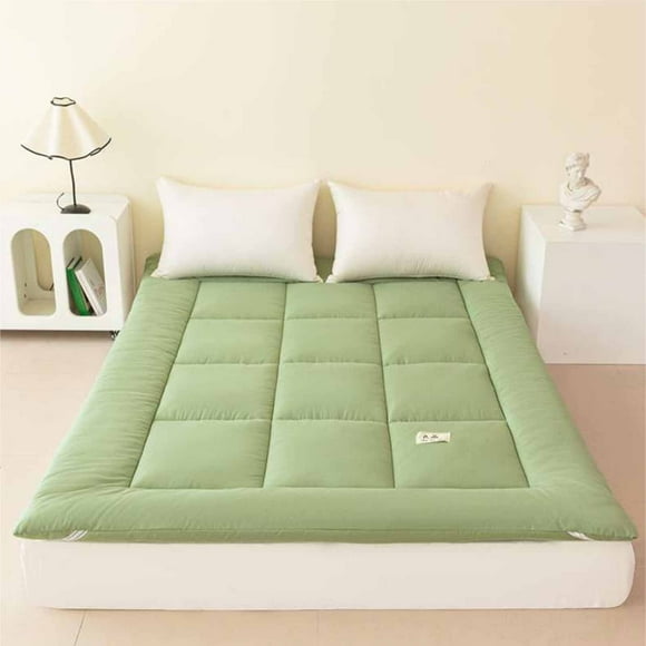 EARKITY Bed Mattress, Futon Mattress, Memory Foam Mattress, Extra Thick Folding Sleeping Pad, Breathable Floor Lounger Guest Bed for Camping Couch