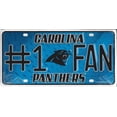 thumbnail image 2 of Carolina Panthers #1 Fan License Plate, 2 of 2