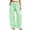 Green wide leg plaid trousers a1, variant on Cagogo Women's Wide Leg High Waisted Trousers with Pockets Plaid Casual Lounge Pants Vacation Travel Work Outfits Fall Fashion Clothes, Light Blue M