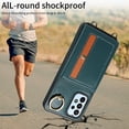 thumbnail image 5 of Allytechgroup Wallet Case for Samsung Galaxy A23 4G, Shockproof PU Leather & TPU Flip Stand Slim Fit with Card Slots and Ring Holder Shoulder Strap, Stay Stylish and Organized, Cyan, 5 of 11