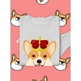 thumbnail image 3 of Royal Corgi Smiling Royal Crown Sweatshirt Women -Image by Shutterstock, Female 4X-Large, 3 of 4