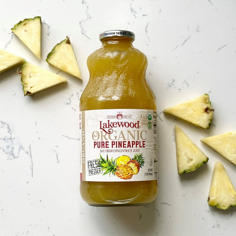Lakewood Organics Pure Pineapple Not From Concentrate 100% Juice