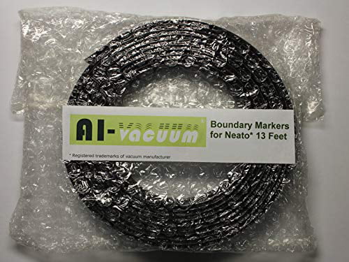 AI-Vacuum Boundary Markers for Neato and Shark ION Robot Vacuum,Black,13 feet 