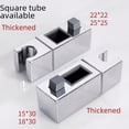 thumbnail image 2 of Soporte de ducha cuadrado elevable para baño, soporte de boquilla de base de ducha ajustable, soporte de barra de ducha, accesorios, 2 of 5
