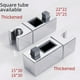 thumbnail image 2 of Soporte de ducha cuadrado elevable para baño, soporte de boquilla de base de ducha ajustable, soporte de barra de ducha, accesorios, 2 of 5