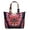 Abstract, variant on Moroccan Plaid Travel Tote Weekender Bag with Rustic Plaid Aesthetic, Checkered Geometric Pattern, Lightweight Overnight Duffel