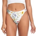 thumbnail image 1 of Fotbe Watercolor Floral A Tanga Sin Costuras para Mujer con Estampado – Panties Invisibles, Transpirables y Cómodos para Uso Diario-X-Large, 1 of 6