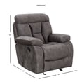 thumbnail image 6 of Steve Silver Bogata Mushroom Glider Recliner Chair, 6 of 6