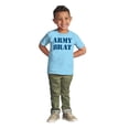 thumbnail image 3 of Army Brat Funny Military USA Child Toddler Boy Girl T Shirt Infant Toddler Brisco Brands 12M, 3 of 6