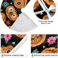 thumbnail image 2 of FMSHPON Fun Pumpkins for Halloween Xmas Christmas Tree Skirt Stand Mat for Holiday Party Decoration Indoor Outdoor 48 inches, 2 of 6