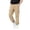 Khaki, variant on Lmnyox Kid's Cargo Pants Fashion Loose Solid Color School Pants Causal Cuffed Sports Trousers with Pockets