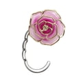 thumbnail image 2 of Crochet Pliable pour Sac à Main Table Côté Forme de rose Support de Sac à Main Fleur Unisexe Forme de rose, 2 of 9