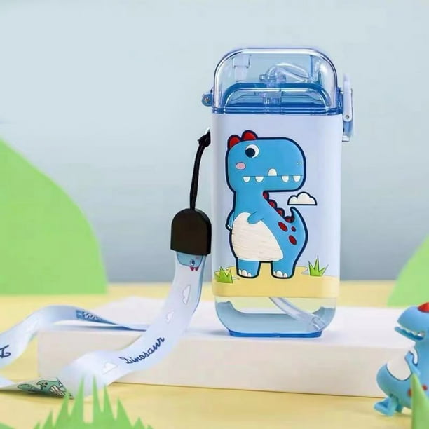 Botella de agua para niños, botella de agua para niños, buena taza para niños con pajita, taza con pajita para niños, respuesta rápida