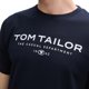 thumbnail image 3 of TOM TAILOR Camiseta para hombre - camiseta estampada, cuello redondo, corte recto, algodón Azul L (Large), 3 of 6