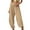 Beige, variant on Women Pants Relaxed Fit Harem Trousers Casual Comfortable Style Lightweight for Lounge Breathable Army Green L