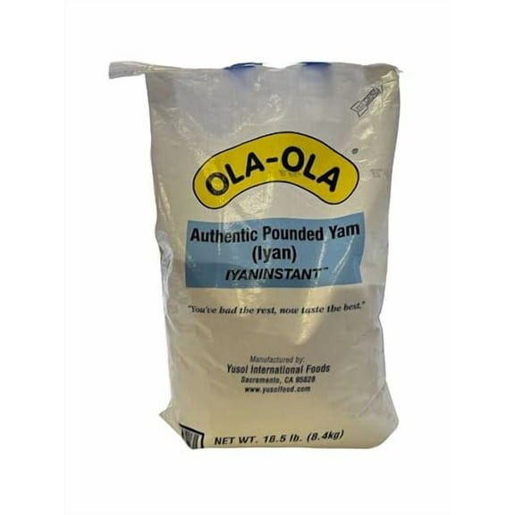 Ola Ola Authentic Pounded Yam (Iyan), 18.5lbs