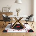 thumbnail image 3 of ODIKA Music Turntable Note Disc Shape Rhythm Round Movie Vinyl Eight Non-Slip Chair-Friendly for Dining Room, Under Table, Home Office, 3 of 7