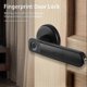 thumbnail image 3 of Smart fingerprint door lock with mechanical handle, 3 of 5