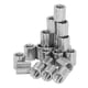 thumbnail image 4 of Kit de tuercas de acoplamiento de hilo femenino M8 de 20 piezas, Kit de tuercas de acoplamiento roscadas resistentes de acero inoxidable para reparación, 4 of 8