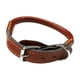 thumbnail image 1 of Circle T - Collar redondo para perro de cuero curtido de roble, negro,, 1 of 5