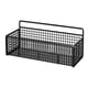 thumbnail image 2 of Cesta de Pared de Hierro | Organizador de Especias para Cocina | Soporte para Artículos de Tocador | Solución de Almacenamiento Multiusos | para Uso En Casa y Oficina | 26 X 15 X 13 Cm, Color Negro, 2 of 6