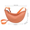thumbnail image 3 of EnJoCho Ladies Simple Solid Colour Nylon Crossbody Bag Dumpling Bag Lightweight Small Satchel Underarm Bag Single Shoulder Canvas Bag Trendy Matching Bags for Male Female for Travel Casual Use, 3 of 5