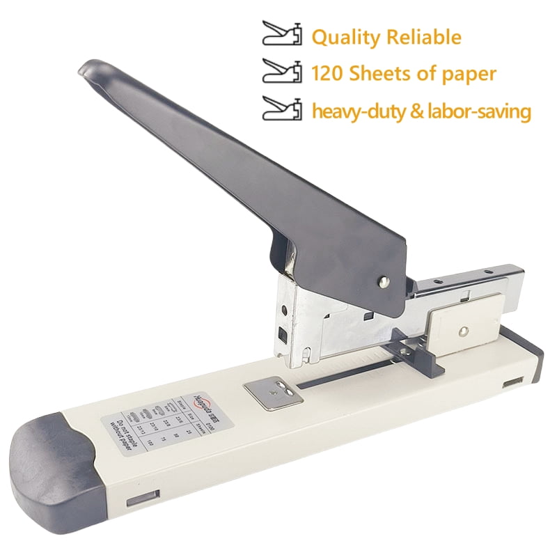 IAJXWI Heavy Duty Stapler, 100-Sheet Capacity, with 1000pcs Staples (23/13) for Office Home Use Paper Business