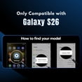thumbnail image 2 of Entronix Magnetic Case for Galaxy S26, Frosted Matte Back with Kickstand Slim Fit Cover, Black, 2 of 6