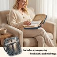 thumbnail image 3 of ZUXONGSY Wolf Cross Print Bible Cover Case for Women Large Bible Carrier Multifunctional ChuZU Bag with Handle Scripture Bag for Daily Use, 3 of 7