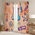 thumbnail image 2 of Homewish Math Equation Black Out Curtains For Teens Boys Girls,Mathematics Formula Curtains Pack of 2 (42x63 Each),Subject Theme Bedroom Curtains,Lightweight Room Decor, 2 of 6