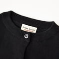 thumbnail image 6 of Gibobby Sweater Toddler Sweater Toddler Girl Boy Baby Kids Autumn And Winter Sweater Color Cardigan Solid Color Cardigan Kids Sweater(3-4 Years,Black), 6 of 9