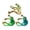 Mix Color, variant on 1/3Pcs Frog-Shaped Ring Set Alloy Electroplated Finger Ring Festivals Parties Dates Gatherings Accessories