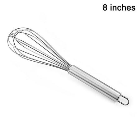 

1pc Stainless Steel Egg Beater Handheld Butter Cream Whisk Mixer Kitchen Tools xobw