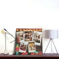 thumbnail image 2 of Custom Canvas Prints Green Brown Christmas Personalized Photo Image Collage DIY Framed Kit Wall Art Picture Room Decor 18x18 inch, 2 of 7
