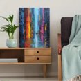 thumbnail image 5 of Impressionist Cityscape Oil Painting, Vibrant Abstract Street Scene for Living Room, Office, Bedroom Decor, 5 of 8