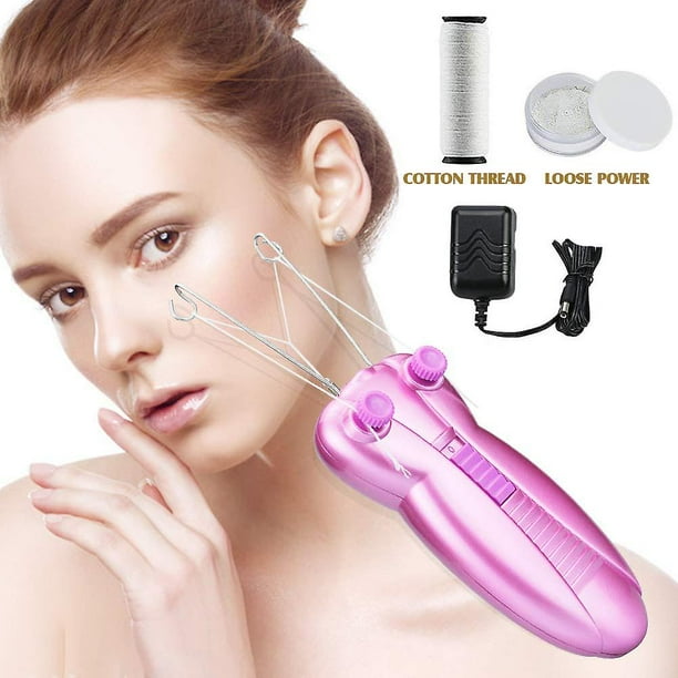 Removedor de vello facial para mujer depiladora electrica de belleza para mujer para depilacion con hilo facial afeitado en la cara YONGSHENG 8390612433245 Walmart en linea