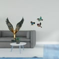 thumbnail image 2 of Escultura De Pájaro Alado De Resina, Adorno Feng Shui, Pájaro Volador Decorativo De Madera, Arte De Pared, Letrero Colgante Para Jardín, Sala De Estudio, Casa De Campo, 2 of 8