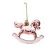 thumbnail image 2 of Caballo balancín de plástico galvanizado Fiudx decoración del hogar para Navidad pequeño caballo de madera colgante escolar, 2 of 4