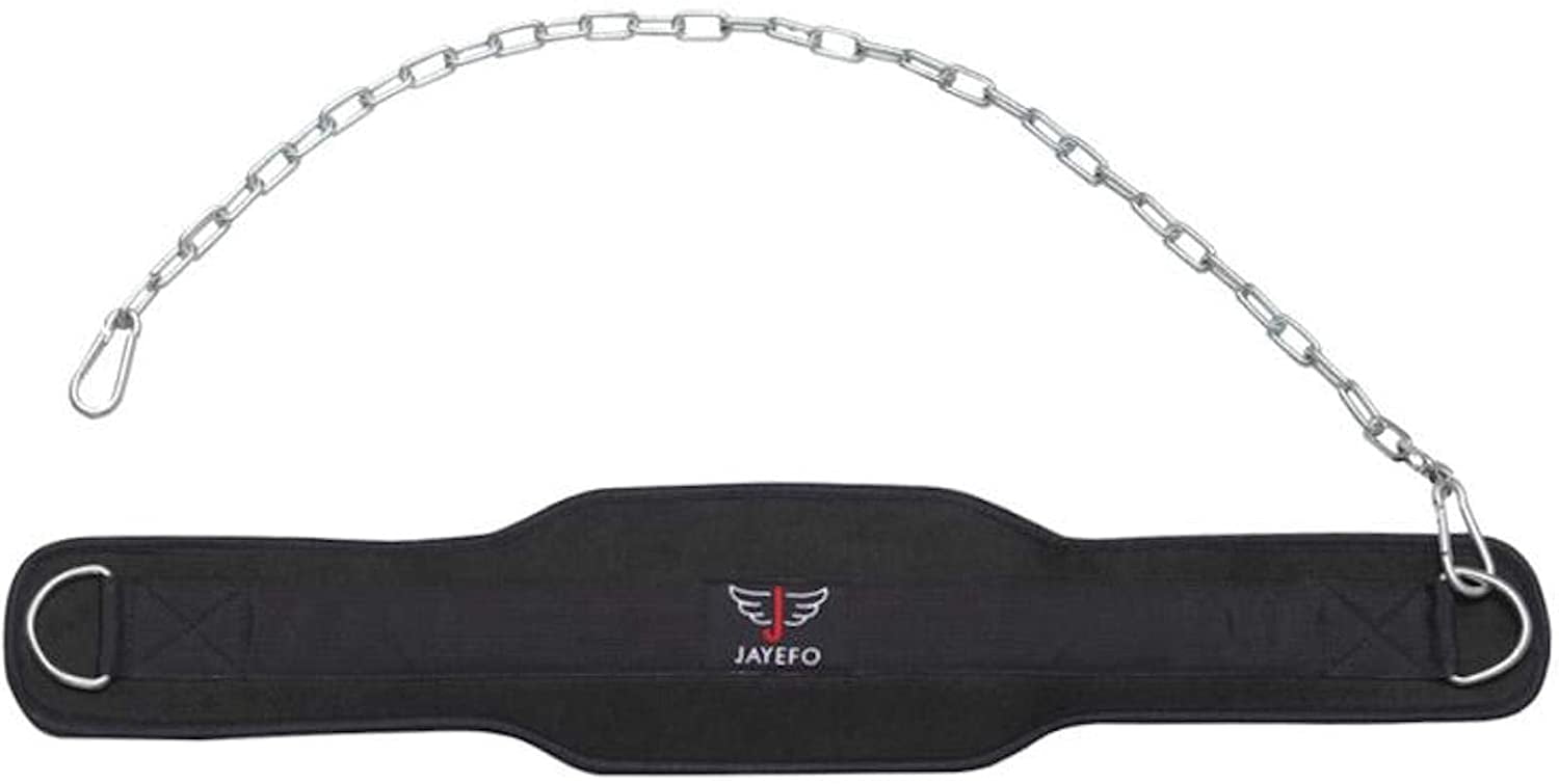 Jayefo DIP Belt with Chain Industrial Strength Steel 36 INCHES Weighted