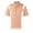 Peach Nectar/White, variant on Monterey Club Men's Game Time Colorblock Golf Polo Shirt #1188
