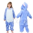 thumbnail image 2 of Ropa de dormir de franela de dinosaurio para niños, pijama de panda, mono de unicornio, kigurumi, manta de punto para niños y niñas, 2 of 5