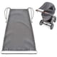 thumbnail image 1 of Parasol universal para cochecito - Gris jaspeado - Toldo para capazo, revestimiento de protección anti UV 50+, función de persiana ajustable, capota flexible, 1 of 5