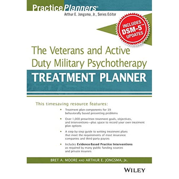 Pre-Owned The Veterans and Active Duty Military Psychotherapy Treatment Planner, with DSM-5 Updates (PracticePlanners), 9781119063087, 1119063086, Paperback, 1 edition