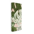 thumbnail image 3 of Tropical Monstera Leaf Shapes Botanical & Floral Graphic Art Gallery Wrapped Canvas Print Wall Art, 3 of 7