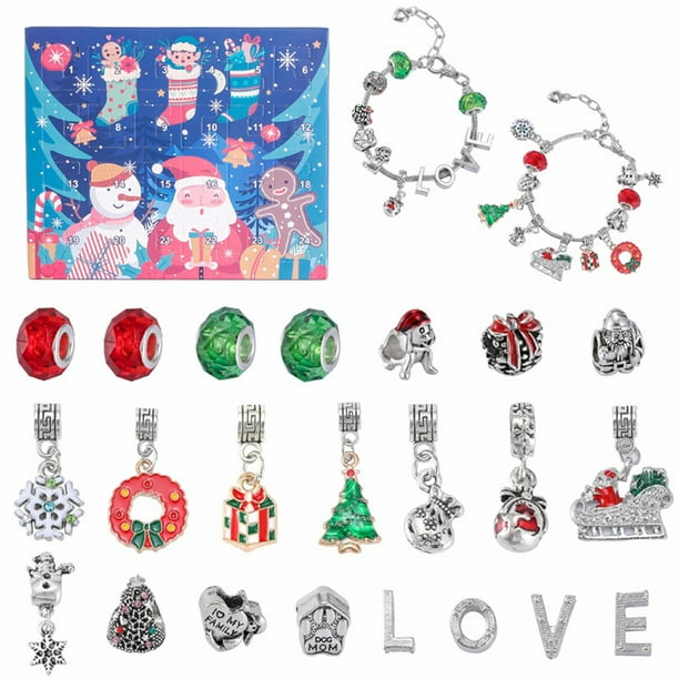 Pulseras Decorativas Calendario Adviento Navidad Caja Ciega (C)