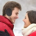 thumbnail image 4 of Bandless Ear Muffs Soft Winter Ear Warmers for Cold Weather Men Women, 4 of 6